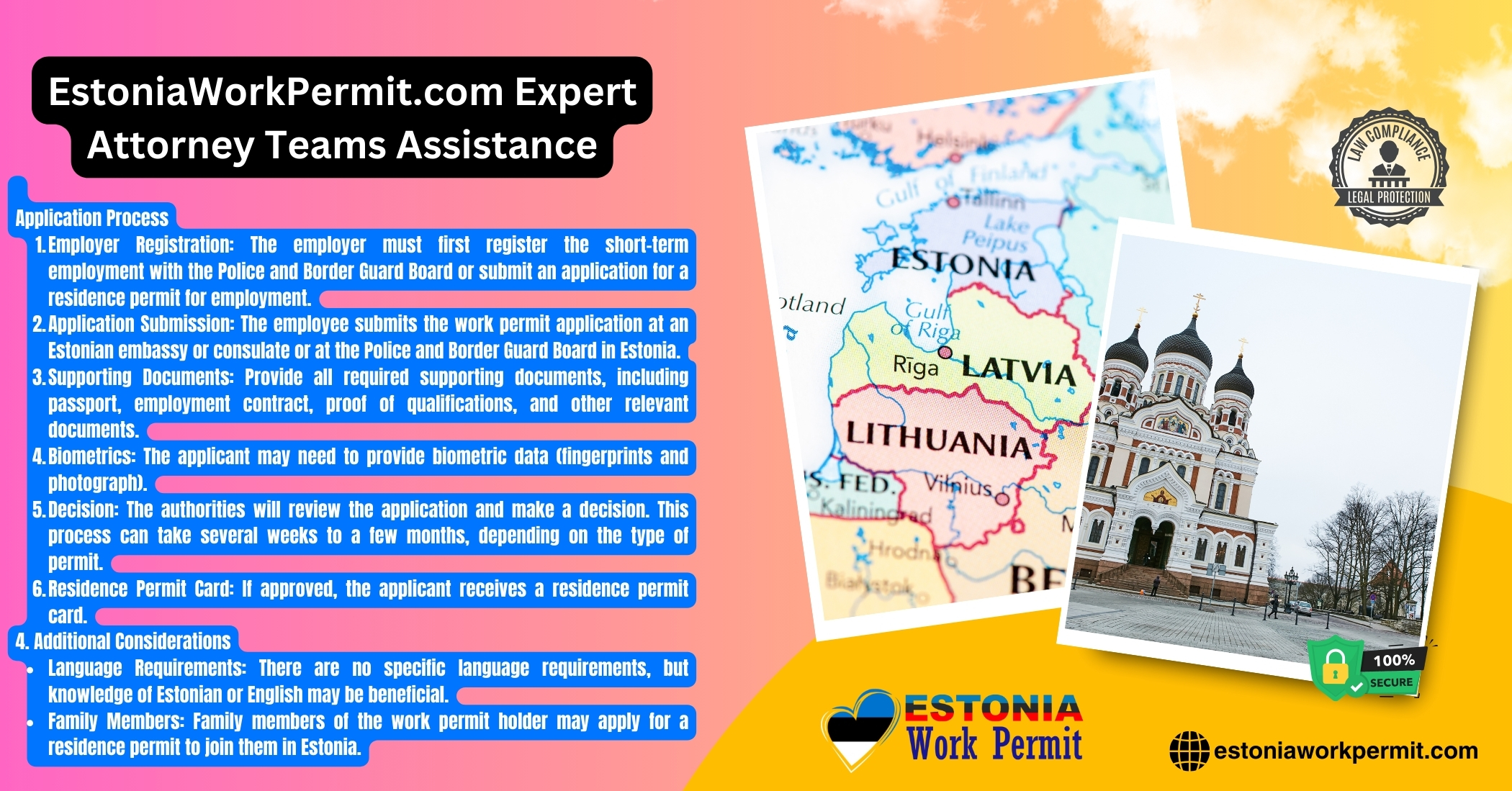 Visa Requirements for Laotian Nationals: Estonia Resident, Business, Tourist, and Business Resident Visas